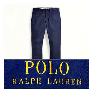 Polo Ralph Lauren Men's SZ 42 x 31 Blue Bedford Stretch Classic Fit Chino Pants